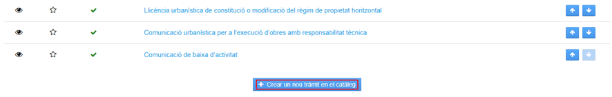 I highlighted the button to create a new procedure in the catalog.