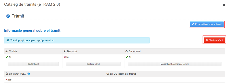 Customize this procedure box and remove the highlighted procedure